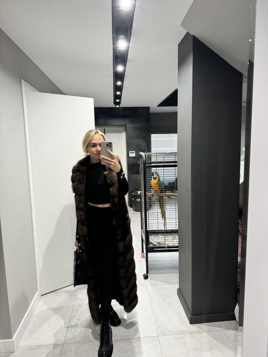 Жилет,шуба з соболя