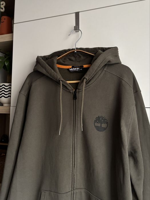 Bluza Timberland rozpinana z kapturem YC Core Tree Logo olive L