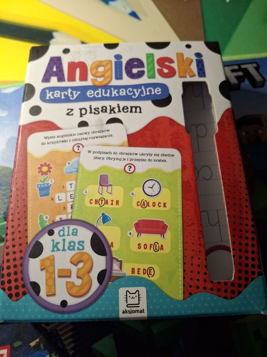 Angielski karty edukacyjne 1-3 klasa