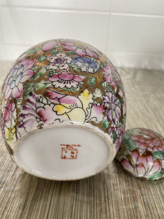 Jarro de pocelana chines fabrica em macau