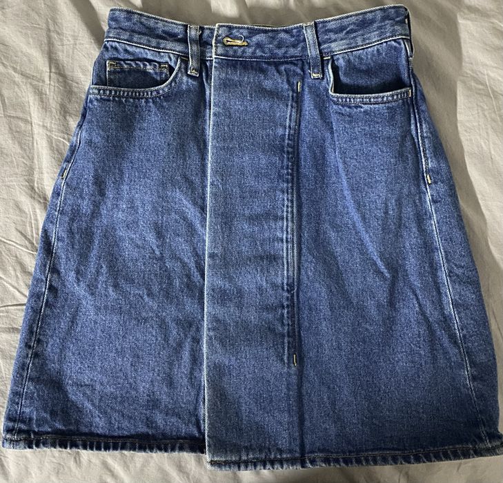 Джинсова міні спідниця COS