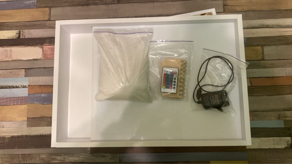 Світовий стіл пісочниця, з кришкою і двова ігровими полями на ній