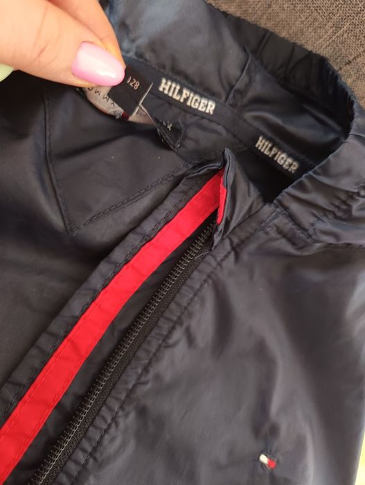Tommy Hilfiger 128cm Kurtka Wiatrówka Wiosenna Dla Chłopca