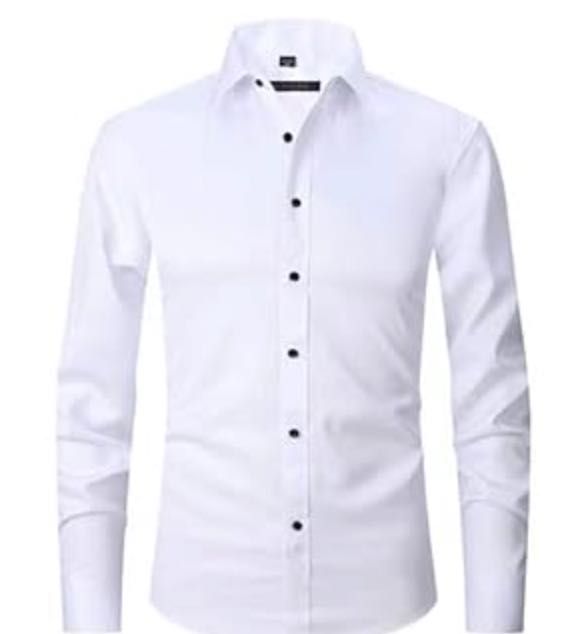 Camisa branca homem elástica Tam. 40+42 NOVO