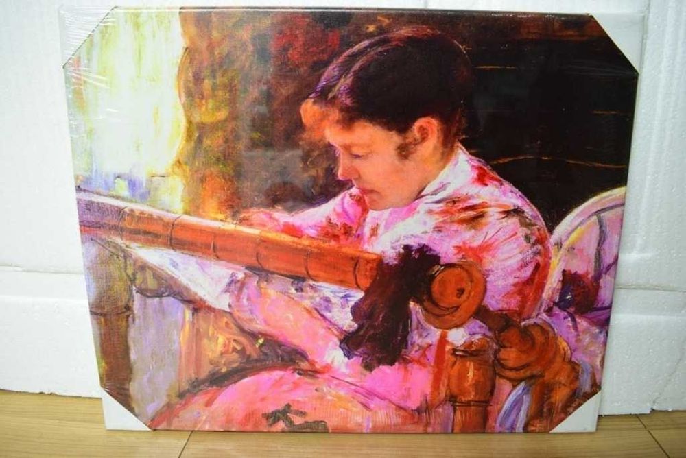 William Merritt - ,,Widok na Fiesole '' 1907 , reprodukcja .