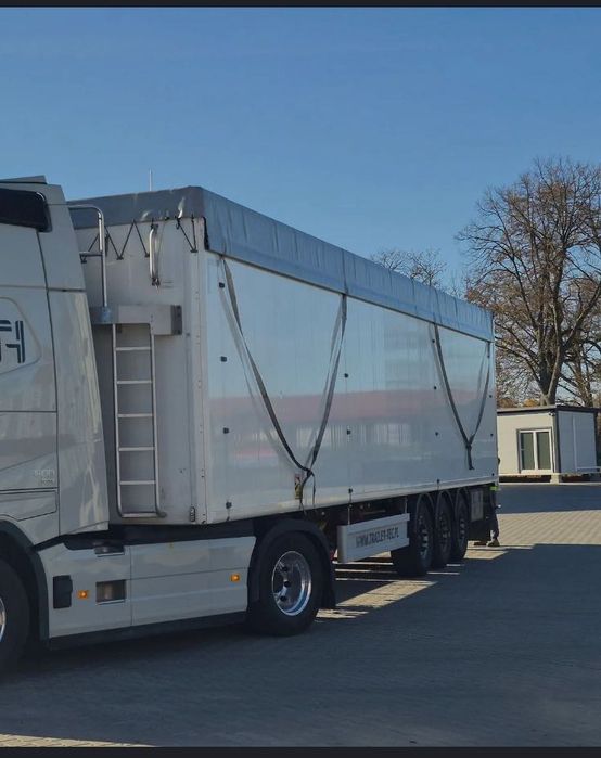 Transport Niskopodwoziowy Wywrotka RUCHOMA PODŁOGA ZRĘBKA 92 M3 ODPADY