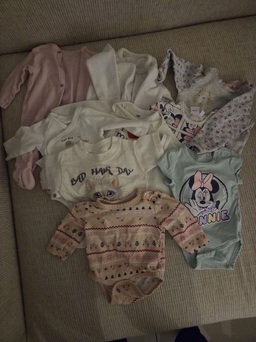 Paka ubranek dla dziewczynki 56-62