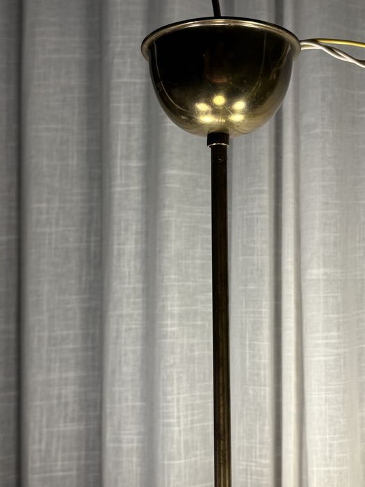 Mosiężna lampa Helena Tynnell Limburg lata 60