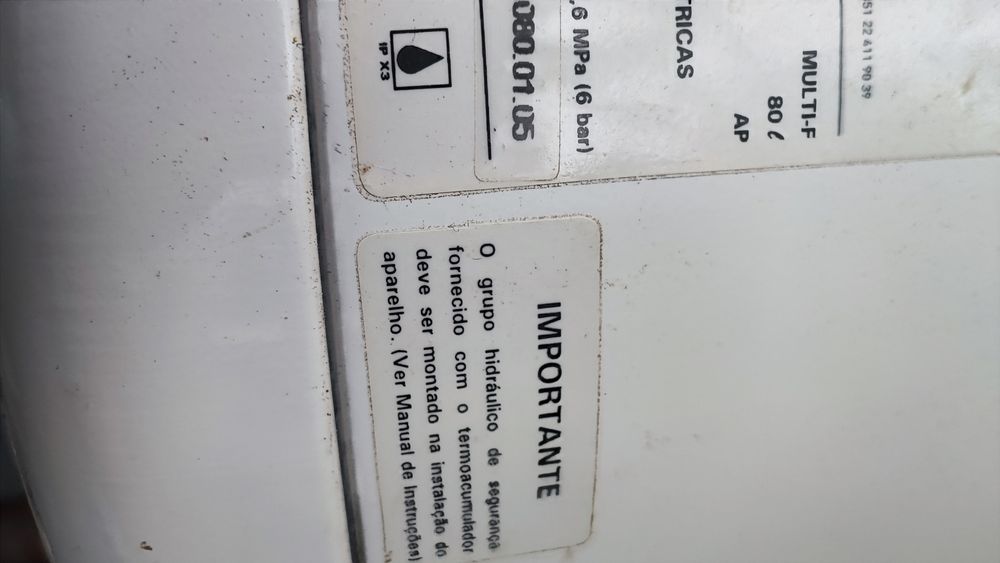 Termoacumulador Videira MULTI-F 80L