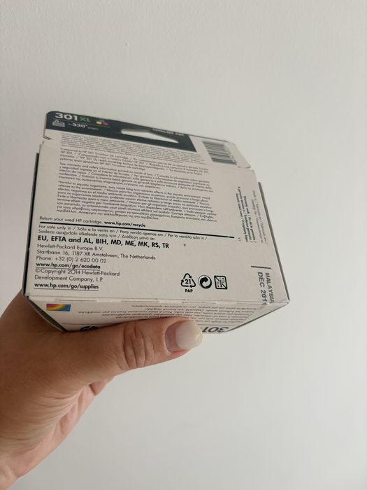 Tinteiro HP 301 XL cores