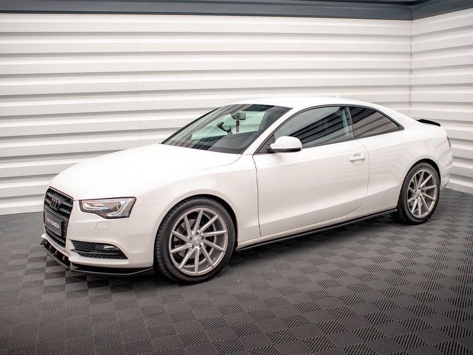 Накладки на пороги AUDI A5 8T лезвия на пороги Ауди юбки порогов обвес
