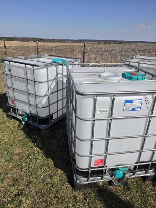 Mauzer, mauser, zbiornik beczka na wodę deszczówkę 1000l i 600l