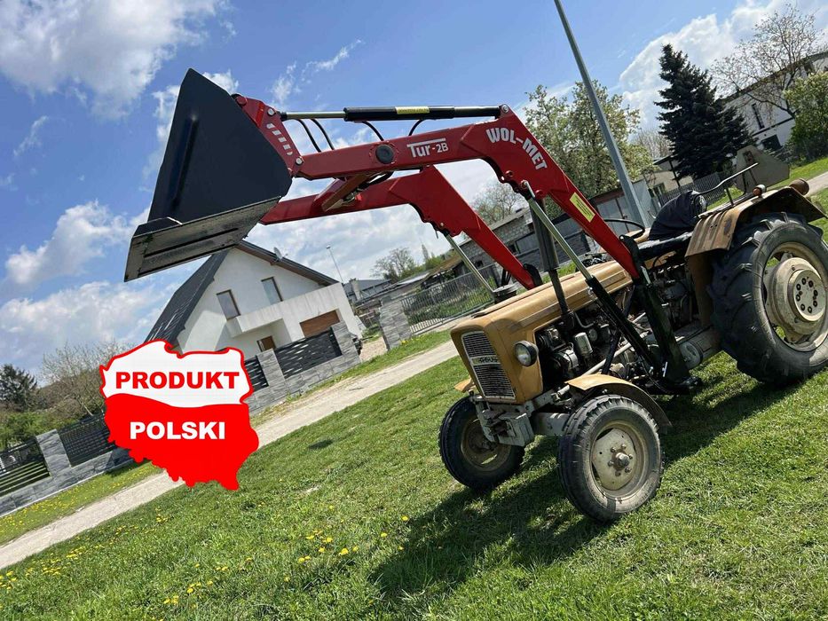 PROMOCJA-Ładowacz czołowy WOLMET 2B euro ramka-DOSTAWA pod adres-MONTAŻ tur T25 c330 tur c360 RATY tur ursus tur zetor 5011 ZETOR 7011