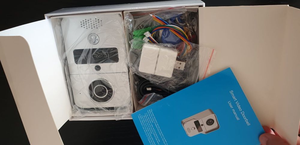 Video porteiro TUYA wi-fi  HD wifi RFID wireless sem fios internet APP