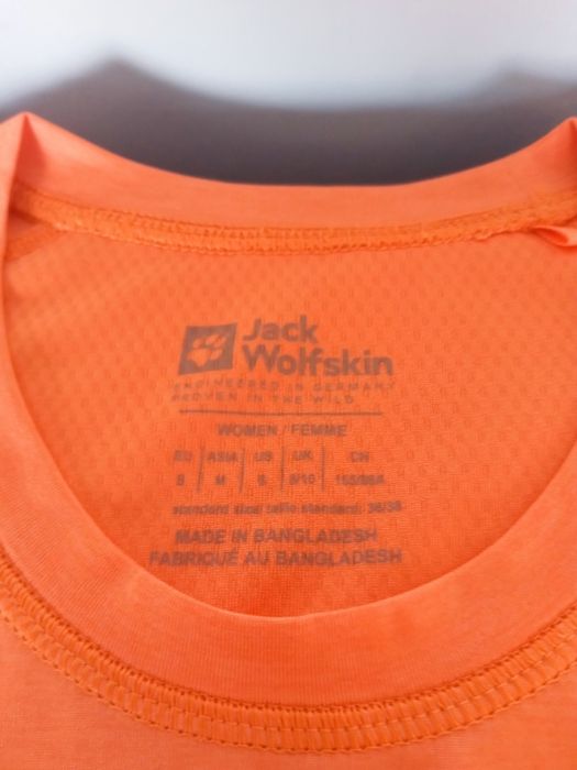 Koszulka damska pomarancz sportowa J Wolfskin S