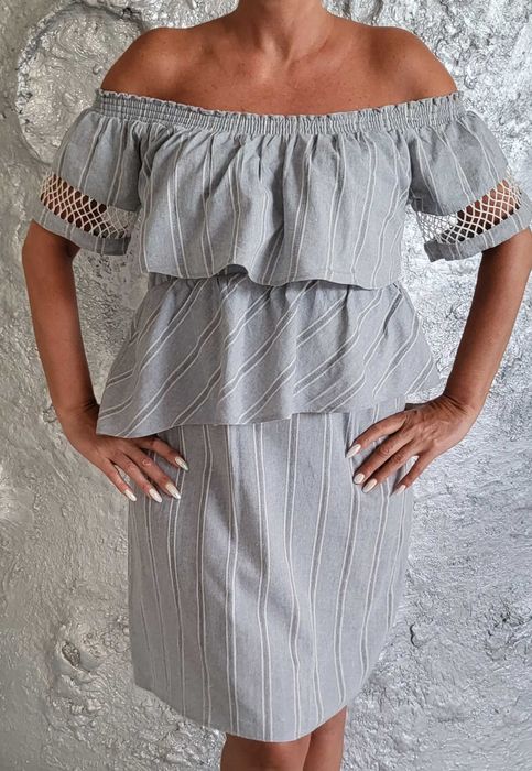 Pinko sukienka denim roz L/XL
