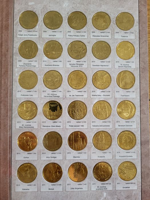 Monety 2zł 5zł komplet kolekcjonerskie GN Gold Nordic