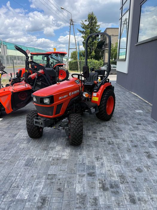 Ciągnik KUBOTA EK1-261 z kołami komunalnymi, 4x4, finansowanie 0%     ŚLĄSK od ręki