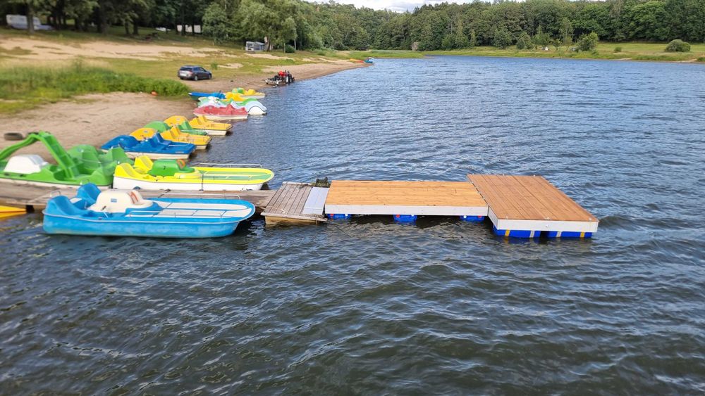 Domki letniskowe,zamek Czocha. Pomost prywatny