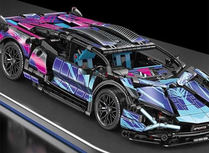 Zestaw Klocków Konstrukcyjnych Lamborghini Cyberpunk – 1314 El
