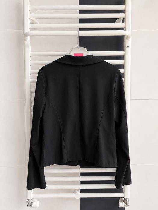 Czarna elegancka marynarka blazer klasyczna L/40
