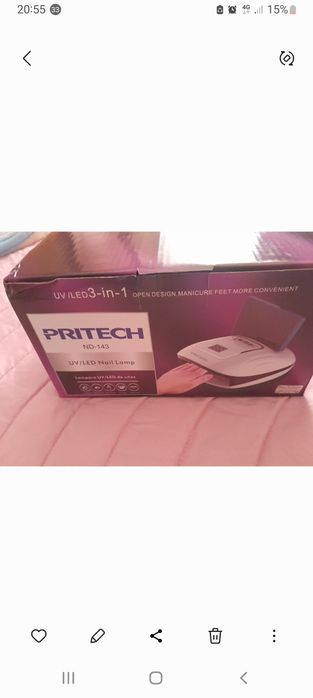 Catalisador de unhas de gel