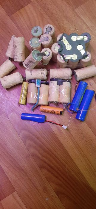 аккумуляторы  разобранные и нет