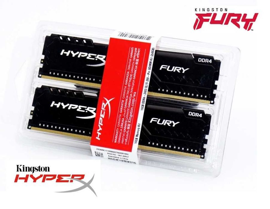 DDR4 32Gb 3200mhz 2x16Gb HyperX FURY оперативная память ОЗУ RAM