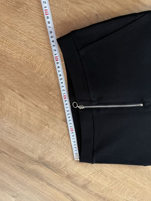 Legginsy damskie czarne z zamkiem z przodu Papaya roz M