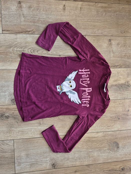 Prześliczna koszulka t-shirt longsleeve Harry Potter r. 146-152 stan super