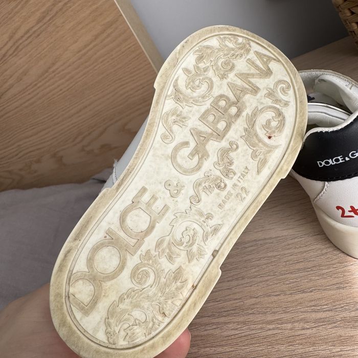 Дитячі  шкіряні кеди Dolce & Gabbana