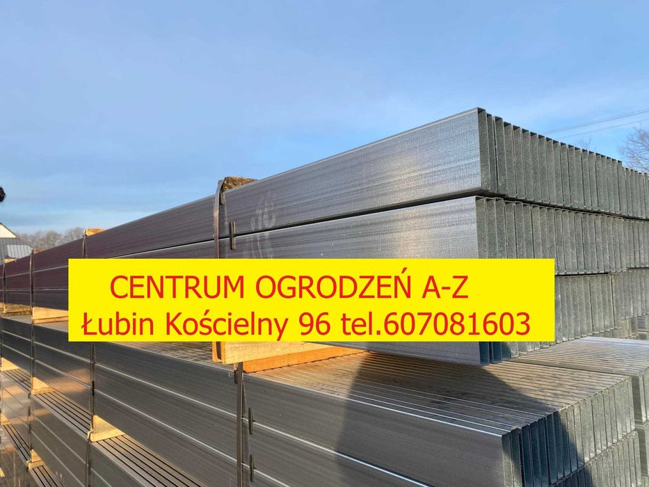 Profil ocynkowany 100x20 cena brutto ( ogrodzenie brama )