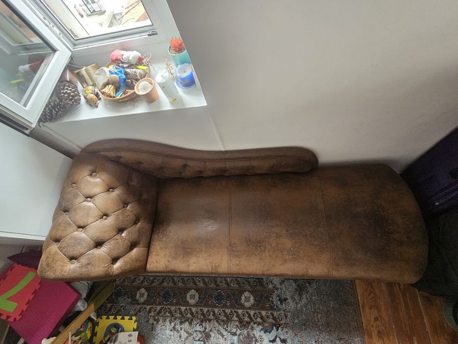 Chaise-longue estilo Chersterfield