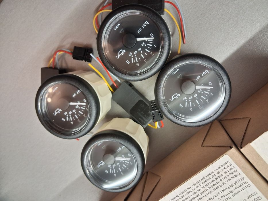 Zegary VDO temperatura ciś. oleju NOWE 52mm Porsche VW Garbus