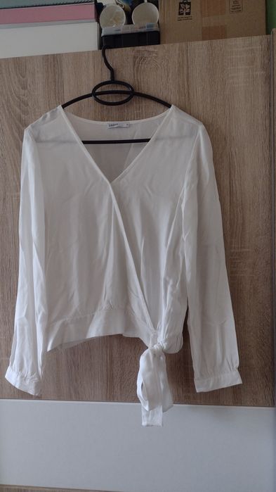 Biała bluzka Cropp XS