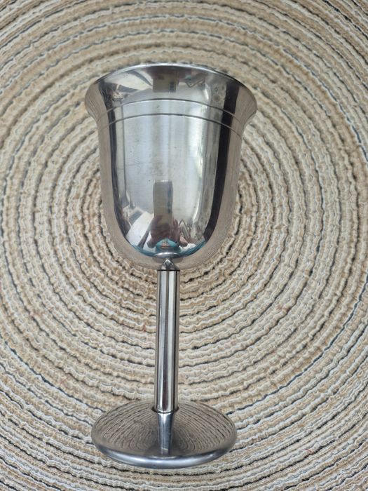 Бокал фужер металлический