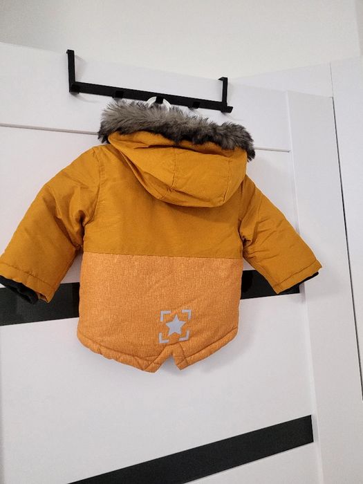 Ciepła kurtka rozm.3-6 m-cy. Stan idealny
