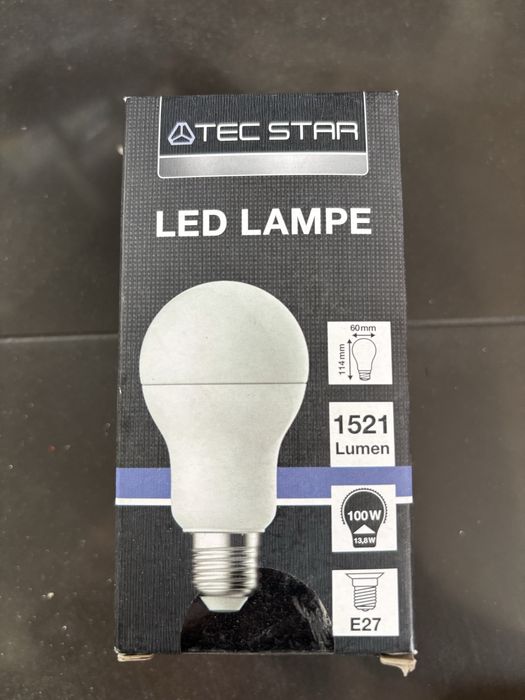 Żarówki led TecStar 13.8w 1521lumen E27.