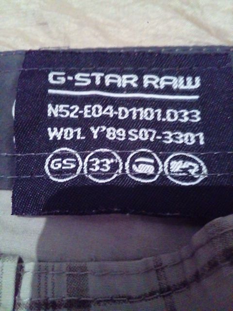 Бренд G-Star тактические патрульные шорты карго хаки размер 32