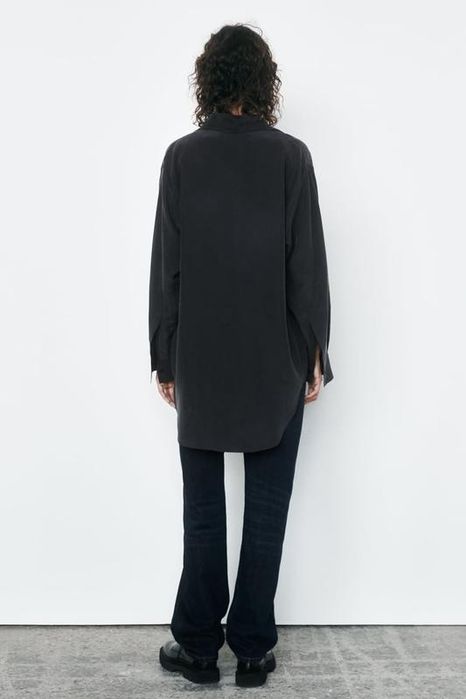 Шовкова сорочка zara zw collection