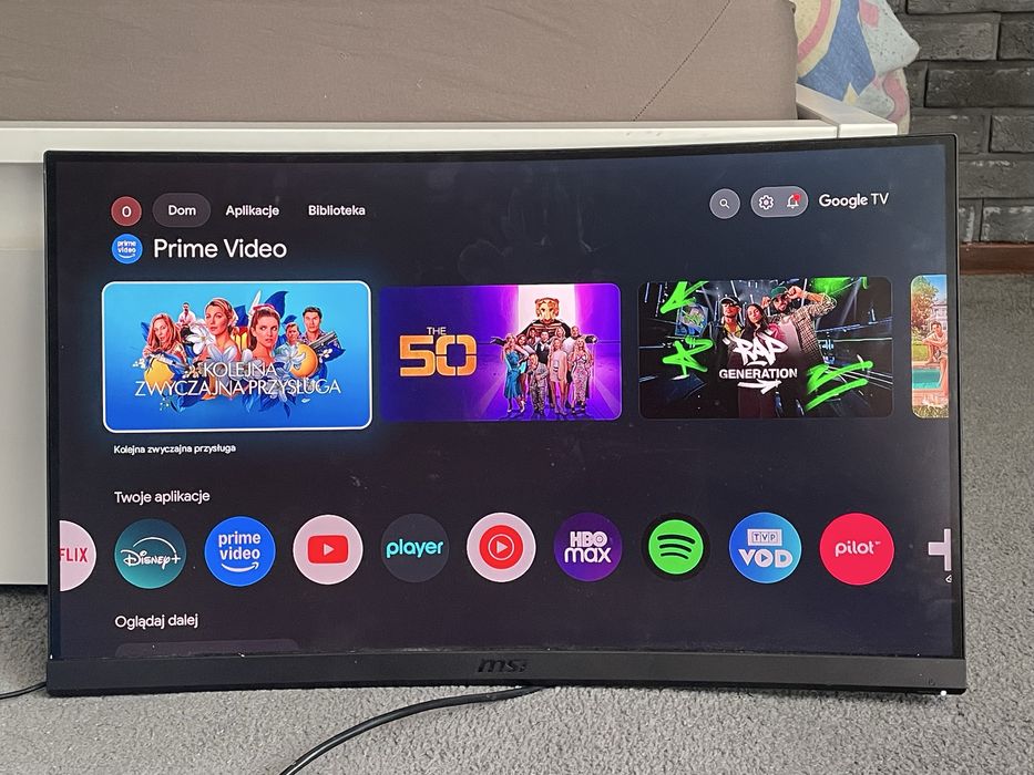 Monitor MSI Optix mag271c 27” 144Hz – sprawny, ekran bez wad