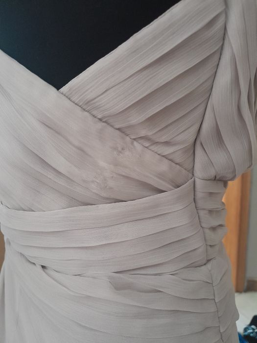 Elegancka sługa maxi sukienka S 36 asos