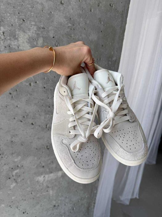 Кросівки Nike Air Jordan 1 low Craft Beige premium u2