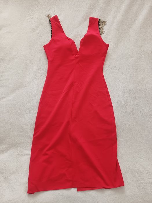 Czerwona sukienka mini S/M