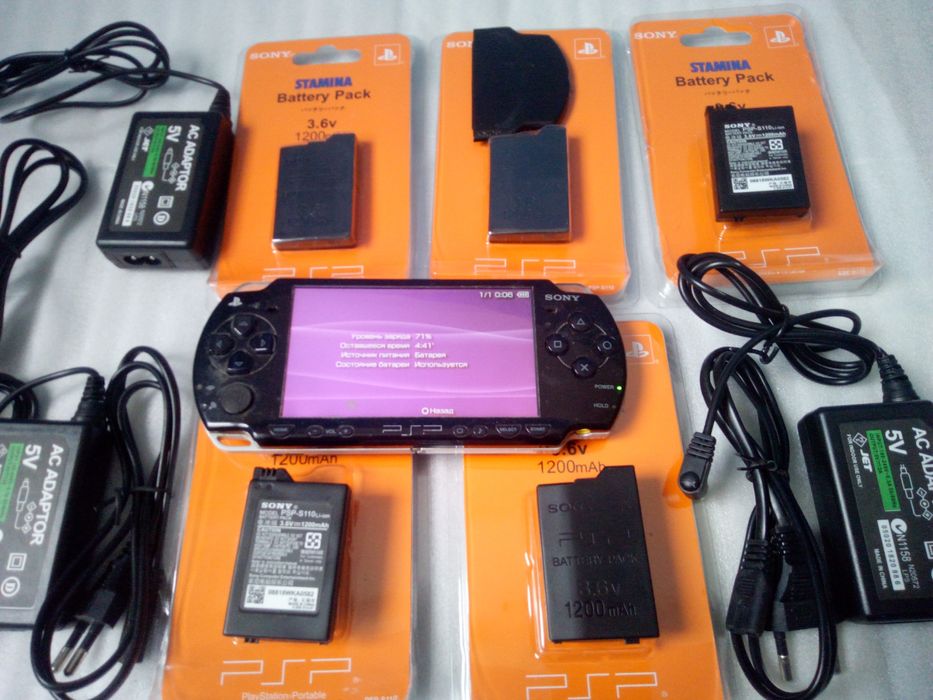 акб PSP аксесуары псп аккумулятор psp НОВЫЕ