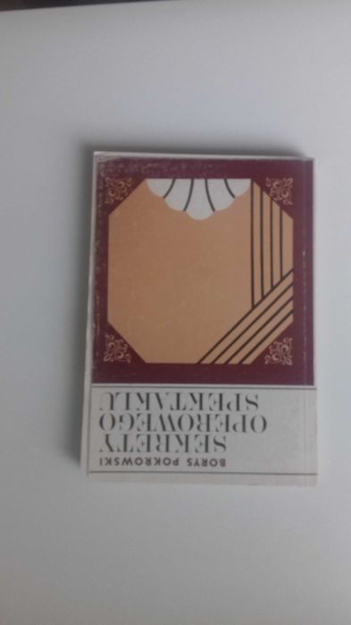 Spektakl operowy książka