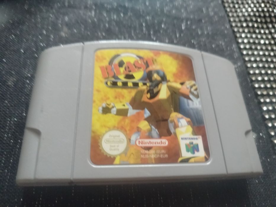 Kartridż gra Blast Corps na konsolę Nintendo N 64 wydanie europejskie (PAL),
