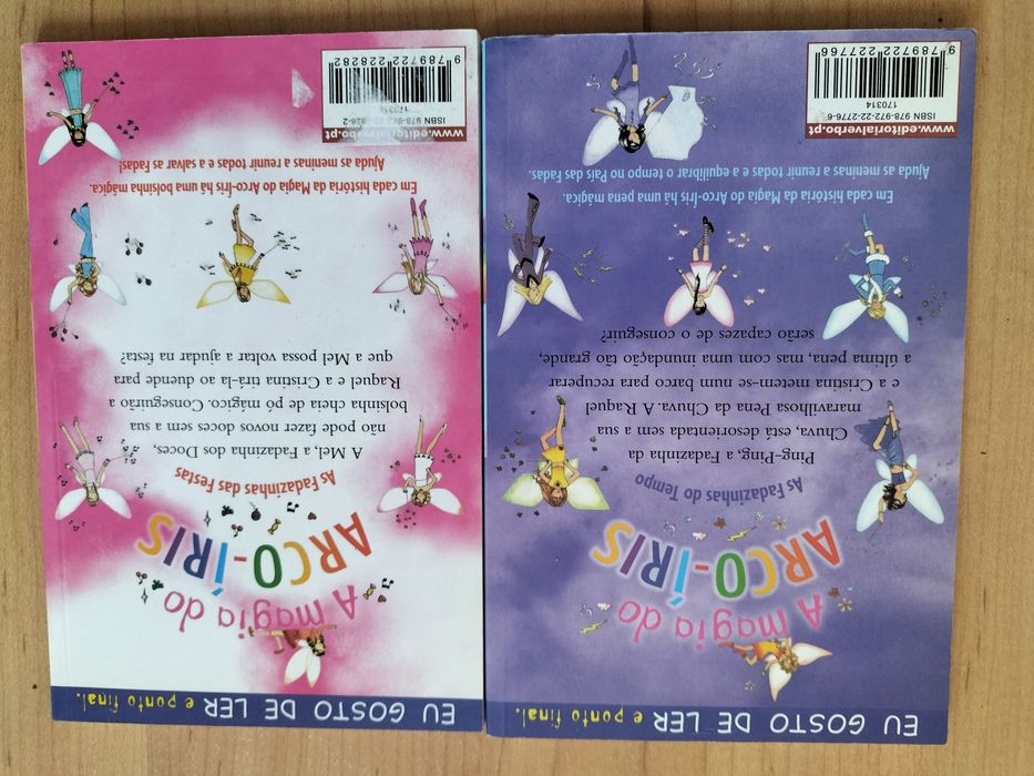 2 Livros coleção A magia do Arco-íris