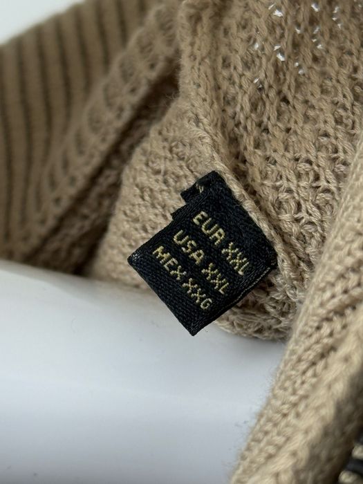 Zip Massimo Dutti вязаная кофта на молнии XL-XXL