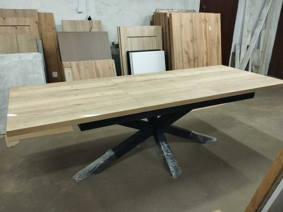 Stół rozkładany Loft PAJĄK v2 200x300/100cm Lancelot Artisan Halifax